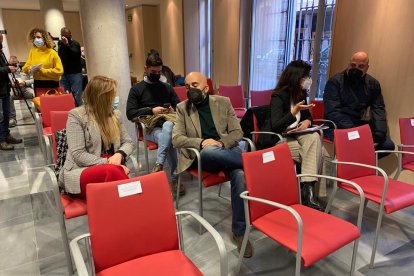 El presidente de la FAA, Valentín Sola, entre los asistenetes.