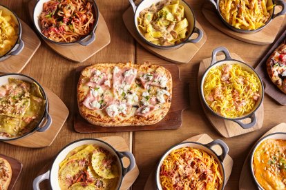 Platos de Bresca, una de las mejores pizzerías de Almería.