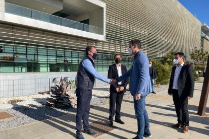 El presidente del Ejecutivo central en su visita al PITA.