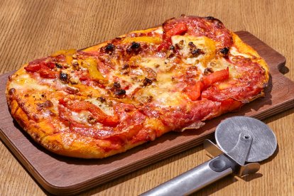 Pizza La Diabolika de Bresca.