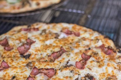 Pizza Carbonara de Pizza López.