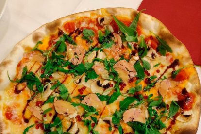 Pizza Di Foie de La Tagliatella.