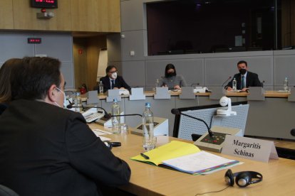 La agenda en Bruselas comenzó a primera hora de la mañana.