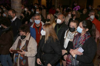 Todo el público mostró responsabilidad con el uso de las mascarillas ante la situación sanitaria.