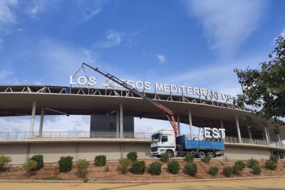 Así ha quedado el exterior del campo que da al sur-