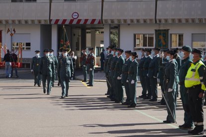 Revista de unidades del teniente general Blázquez