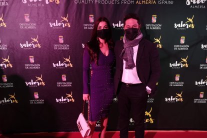 Felipe López, de Restaurante LUA, con su esposa.