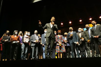David Bisbal interviene en la gala Sabores Almería.