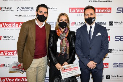 José María Morales, Paola Flores y Ricardo Céspedes.