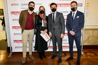 José María Morales, Paola Flores, Rodrigo López Urrutia y Ricardo Céspedes.