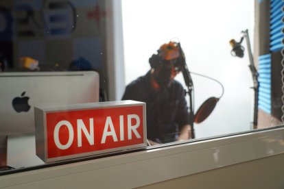 La señal de On Air, un clásico en los estudios de radio.