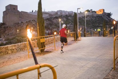 Carrera por el centro de la ciudad.