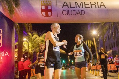 Carrera por el centro de la ciudad.