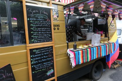 Venezuela ofertó sus exquisitas arepas, uno de los platos más típicos del país con el maiz como ingrediente básico.