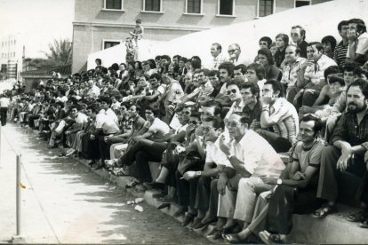 Así se ponía los domingos a las 12 el campo del Seminario.