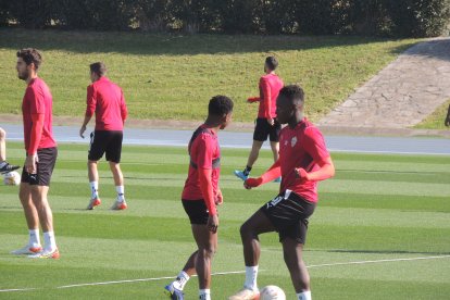 Ramazani y Appiah, siempre juntos.