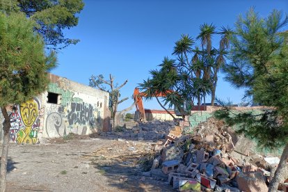 Vista general de la zona de las obras