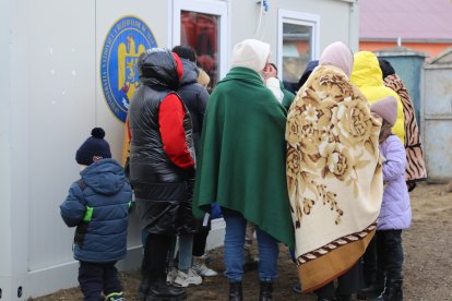 Los ucranianos, obligados a dejarsus hogares.
