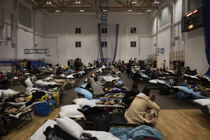Refugiados ucranianos.