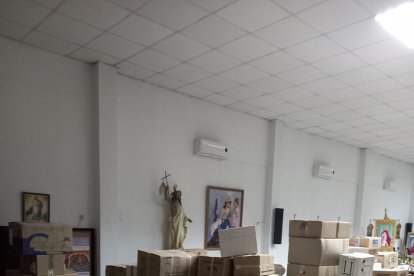 Se recogen medicamentos y alimentos no perecederos.