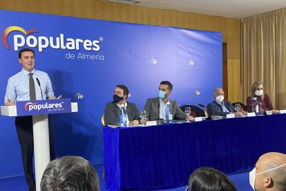 Discurso del presidente provincial.