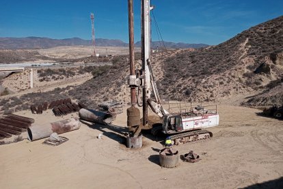 Níjar-Río Andarax. Viaducto en la Rambla de las Higueruelas.
