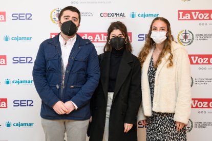 Carlos García Collado, Ana López y Amel Idasi.