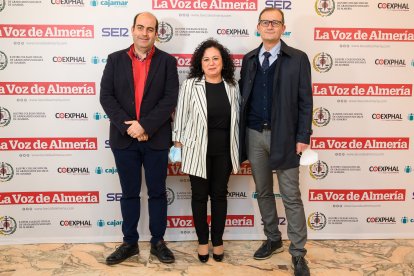 Juan Antonio Luque, María del Mar Ayala y Pepe González.