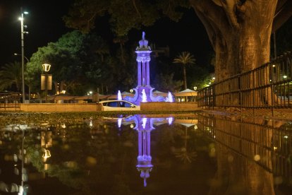 Fuente de los Peces en el Parque Nicolás Salmerón.