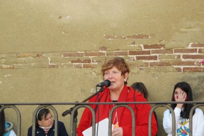 Lectura de varios manifiestos en Vera este 8M.