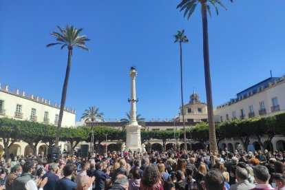 Concentración en solidaridad con el pueblo ucraniano.