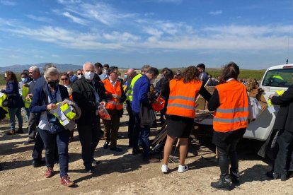 Visita a las obras del AVE.