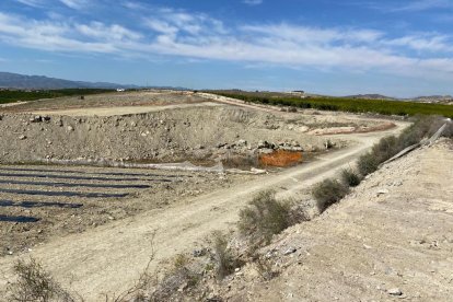 Un tramo de las obras del AVE entre Vera-Pulpí.