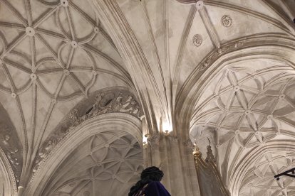 El Cautivo, momentos antes de salir a la calle.