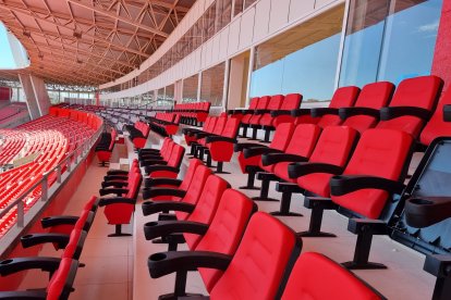 Las nuevas butacas para los que acudan a los palcos.