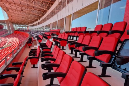 Vista general desde la parte que pega a fondo norte.