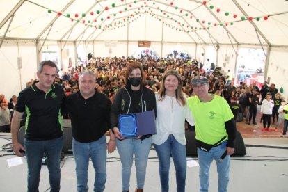 Entrega de reconocimientos.