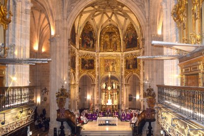 Vista del interior de la Catedral de Almería.