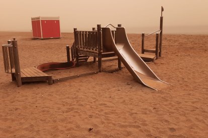 Imagen captada desde el paseo marítimo.