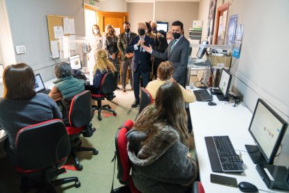 Visita al centro Guadalinfo de Chercos.