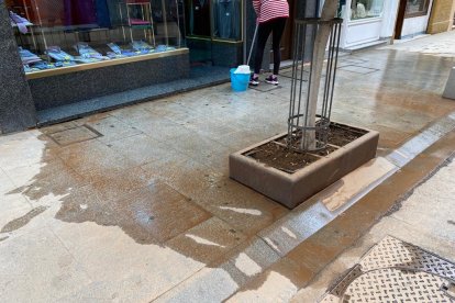 Viento, lluvia y barro, protagonistas este miércoles.