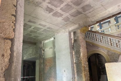 Interior de la Casa Consistorial.