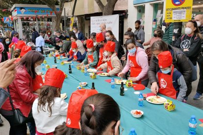 Taller de bocatas saludables de Grupo Caparros.