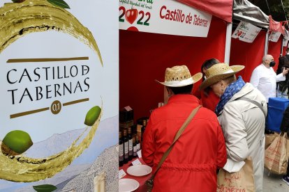 Stand de Castillo de Tabernas instalado en el Paseo de Almería.