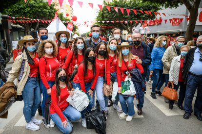 Foto con Javier Aureliano García, Ramón Fernádez-Pacheco, Rafael Hernando y Pedro Manuel de la Cruz.