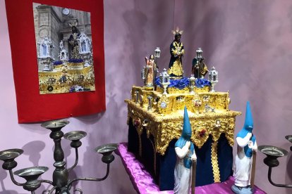 Paso procesional en miniatura de Jesús de Medinaceli.
