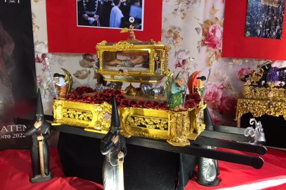 Maqueta del paso procesional del Santo Entierro de Almería.