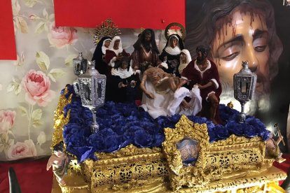 Reproducción del misterio de Santa Marta, Sevilla.