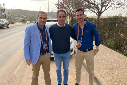 Con juanjo Segura y Alberto Murillo.