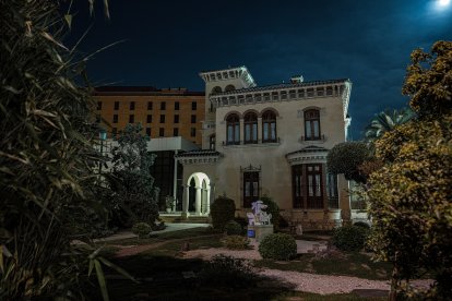 El edificio de Alcaldía, también sin luz.